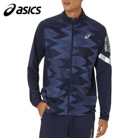 アシックス asics メンズ A-I-M ドライストレッチニットグラフィックジャケット A-I-M DRY STRETCHKNIT GRAPHIC JACKET ミッドナイト 2031E539 400