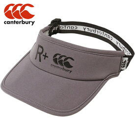 カンタベリー CANTERBURY メンズ レディース ラグビーウェア 帽子 アールプラス サンバイザー R＋ SUNVISOR チャコールグレー AC04112 17