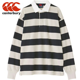 カンタベリー CANTERBURY メンズ レディース ポロシャツ 2.5インチ ストライプ ラグビージャージ 2.5INCH STRIPE RUGBY JERSEY ネイビー RA44133 29