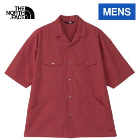 ザ・ノース・フェイス ノースフェイス メンズ 半袖シャツ ショートスリーブユーティリティシャツ S/S Utility Shirt アイアンレッド NR22431 IR