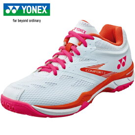 ヨネックス YONEX レディース バドミントンシューズ パワークッションコンフォート3ウィメン ホワイト／ピンク SHBCF3L 062