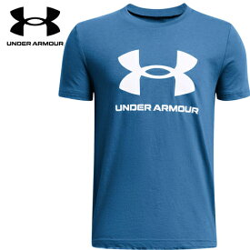 アンダーアーマー UNDER ARMOUR キッズ スポーツスタイル ロゴ ショートスリーブ Tシャツ フォトンブルー/ホワイト 1363282 406