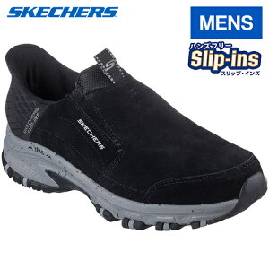 ★セールsale 10〜44%OFF★ スケッチャーズ SKECHERS メンズ スリッポン ヒルクレスト-シーダー ルート HILLCREST-CEDAR ROOT ブラック 237750 BLK 24秋冬モデル スリップインズ ハンズフリー スニーカー カ