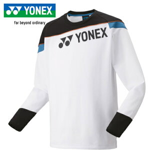 ヨネックス YONEX キッズ バドミントン トレーニングウェア ライトトレーナー ホワイト 31055J 011