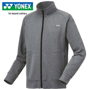 ヨネックス YONEX メンズ レディース バドミントン トレーニングウェア ニットウォームアップシャツ グレー 51053 010