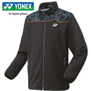ヨネックス YONEX メンズ レディース バドミントン トレーニングウェア ニットウォームアップシャツ ブラック 51055 007