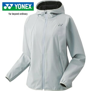 ヨネックス YONEX レディース バドミントン トレーニングウェア ウォームアップパーカー シルバーグレー 58111 024