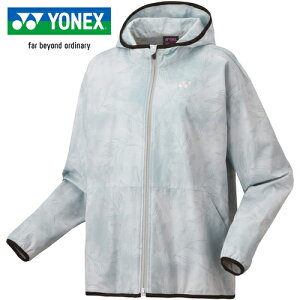 ヨネックス YONEX レディース バドミントンウェア ジャケット 裏地付ウィンドウォーマーパーカ シルバーグレー 78075 024