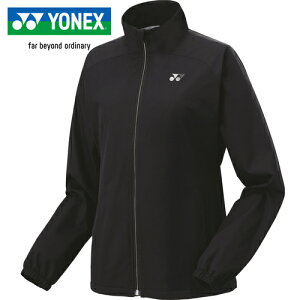 ヨネックス YONEX レディース バドミントン トレーニングウェア 裏地付ウィンドウォーマーシャツ ブラック 78076 007