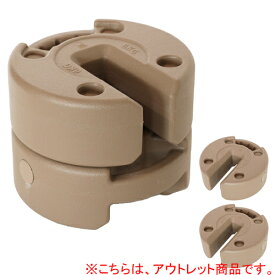 [訳あり]クイックキャンプ QUICKCAMP アウトドア テント タープ マルチウエイト 6kg 2個セット ブラウン QC-MW6-T BR