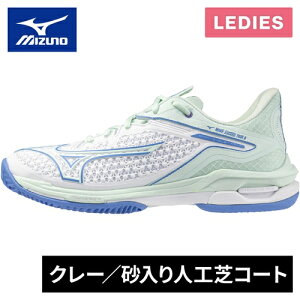~Ym MIZUNO fB[X ejXV[Y EG[uGNV[hcA[6 OC WAVE EXCEED TOUR 6 OC women zCg×~g×u[ 61GB2473 43
