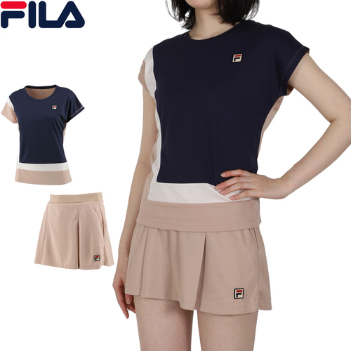 楽天市場】フィラ FILA レディース テニスウェア ゲームシャツ VL2528