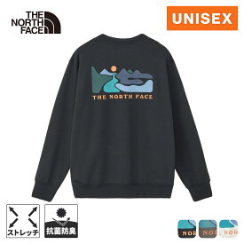 ★最大2,000円OFFクーポン 11/4〜11/11★ザ・ノース・フェイス ノースフェイス メンズ レディース アクティブウェア グラフィックスウェットクルー Graphic Sweat Crew 全3色 NT62585