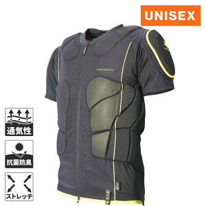 Z YOROI MUSHA Y fB[X V[gX[uveN^[ SHORT SLEEVE PROTECTOR XRD ubN YM-1739 BK