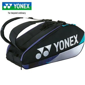 ヨネックス YONEX ラケットバッグ6 ブラック/シルバー BAG2402R 076