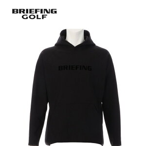 u[tBO BRIEFING Y StEFA WPbg St[fB[ MENfS LOGO HOODIE ubN BRG253M47 BLACK