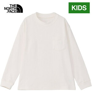 �U�E�m�[�X�E�t�F�C�X �m�[�X�t�F�C�X �L�b�Y �V���c �����O�X���[�u�|�P�b�g�e�B�[ L/S Pocket Tee �I�t�z���C�g NTJ82326 OW ����T�V���c ���n ���S �q���� �W���j�A �j�̎q ���̎q �g�b�v�X ����