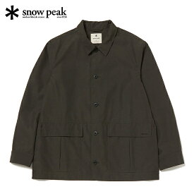 ★セールsale 31％OFF★ スノーピーク snowpeak メンズ Pe/Co ウェザー ジャケット Pe/Co Weather Jacket チャコールブラック SH-24AU101