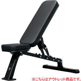 ［訳あり］マルチポジションベンチ コンパクト インクライン デクライン 折りたたみ式 ブラック LE-B80C リーディングエッジ LEADING EDGE