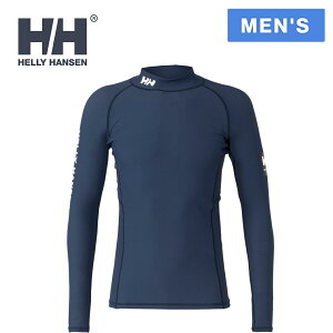 �w���[�E�n���Z�� HELLY HANSEN �����Y �����O�X���[�u�`�[�����b�V���K�[�h L/S Team Rashguard �I�[�V�����l�C�r�[ HH82304 ON