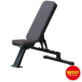 ［訳あり］ マルチポジションベンチコンパクト 限定カラー インクライン デクライン 折りたたみ式 ブラウン LE-B80C リーディングエッジ LEADING EDGE