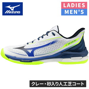 �~�Y�m MIZUNO �����Y ���f�B�[�X �e�j�X�V���[�Y �E�G�[�u�G�N�V�[�h�c�A�[7 OC WAVE EXCEED TOUR7 OC �z���C�g×�u���[×�C�G���[ 61GB2673 20