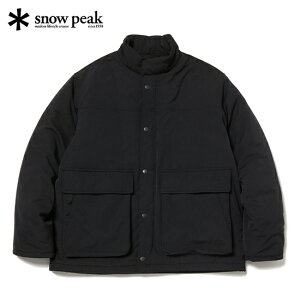 ���Z�[��sale 37�`38��OFF�� �X�m�[�s�[�N snowpeak �����Y �^�L�r �E�F�U�[ �p�b�f�B�b�h �W���P�b�g TAKIBI Weather Padded Jacket �u���b�N JK-24AU101