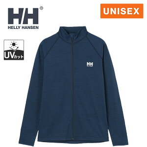 �ő�2,000�~OFF�N�[�|�� 6/3�`6/11 �w���[�E�n���Z�� HELLY HANSEN �����Y ���f�B�[�X L/S �t���W�b�v���b�V���K�[�h L/S Full-zip Rashguard �I�[�V�����l�C�r�[ HE82631 ON