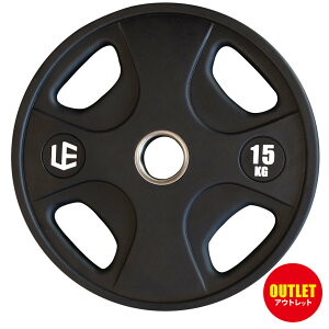 [�󂠂�]���[�f�B���O�G�b�W LEADING EDGE �I�����s�b�N�v���[�g 15kg ���a50mm �I�[�����o�[ �o�[�x���v���[�g LE-OP15-T2 �u���b�N
