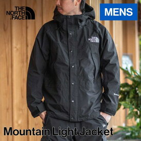 ザ・ノース・フェイス ノースフェイス メンズ マウンテンライトジャケット Mountain Light Jacket ブラック NP62236 K アウトドア 防水 シェルジャケット レインジャケット アウター フード付 登山 トレッキング