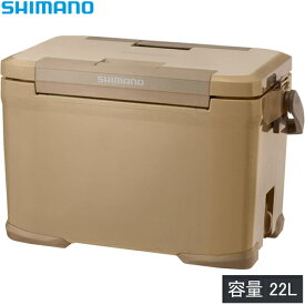 シマノ SHIMANO クーラーボックス アイスボックス ST ICE BOX ST サンドベージュ NX-322V 水抜き栓 日本製 丈夫 頑丈 海釣り 船釣り フィッシング 防災