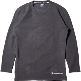 ジャッカル JACKALL メンズ アンダーウェア FT極厚ヒートインナーシャツ FIELD TECH HEAT INNER SHIRT ブラック