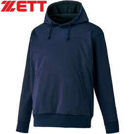ゼット ZETT メンズ レディース 野球 ウェア HEAT-Z 裏起毛スウェットパーカー ネイビー BOS311 2900