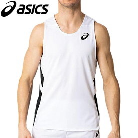 アシックス asics メンズ APGA3 M’Sランニングシャツ ブリリアントホワイト/ブラック 2091A124 100