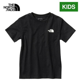 ザ・ノース・フェイス ノースフェイス キッズ Tシャツ ショートスリーブバックスクエアロゴティー S/S Back Square Logo Tee ブラック NTJ32333 K