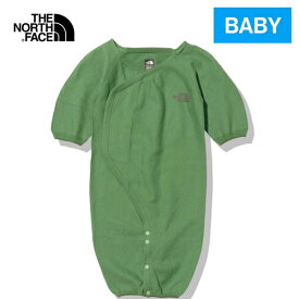 ザ・ノース・フェイス ノースフェイス ベビー クレイドルコットン2wayロンパース B Cradle Cotton 2way Rompers ディープグラスG NTB32353 DG