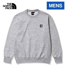 ★セールsale 26％OFF★ ザ・ノース・フェイス ノースフェイス メンズ トレーナー ヘザーロゴクルー Heather Logo Crew ミックスグレー NT12334 Z