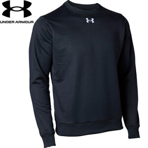アンダーアーマー UNDER ARMOUR メンズ トレーニングウェア シャツ チーム ストーム スウェット クルー ブラック 1375827 001