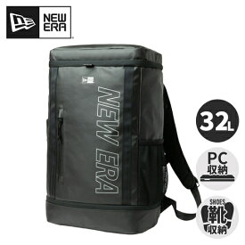 ニューエラ NEW ERA バックパック ボックスパック 32L TPU プリントロゴ アウトライン ブラック×リフレクトシルバー 13529452