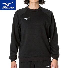 ★セールsale 13％OFF★ ミズノ MIZUNO メンズ レディース スウェットクルー ブラック 32MCA175 09