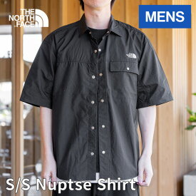 ザ・ノース・フェイス ノースフェイス メンズ 半袖シャツ ショートスリーブヌプシシャツ S/S Nuptse Shirt ブラック NR22331 K