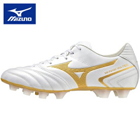 ★セールsale 27%OFF★ ミズノ MIZUNO メンズ レディース サッカー スパイク モナルシーダネオ 2 スーパーワイド ホワイト×ゴールド P1GA2324 52