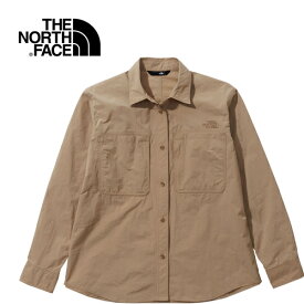 ザ・ノース・フェイス ノースフェイス レディース ラッスルキャノピーシャツ Rustle Canopy Shirt ケルプタン NRW12302 KT