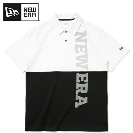 ニューエラゴルフ NEW ERA GOLF メンズ ゴルフウェア 半袖シャツ 半袖 ポロシャツ Color Block ホワイト/ブラック 13516935