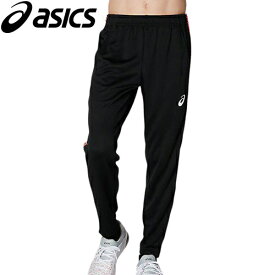 アシックス asics メンズ トレーニングウェア ロングパンツ トレーニング ニット パンツ Pブラック×フラッシュコーラル 2031D908 002