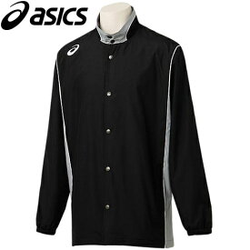 アシックス asics メンズ レディース バスケットボール トレーニングウェア ウォームアップ ジャケット ブラック×ミディアムシルバー 2063A198 001