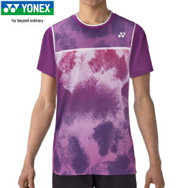 ★セールsale 15％OFF★ ヨネックス YONEX メンズ レディース ユニゲームシャツ フィットスタイル パープル 10528 039