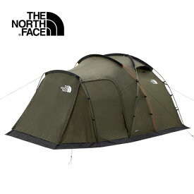 ザ・ノース・フェイス ノースフェイス テント ランダー4 Lander 4 ニュートープグリーン NV22318 NT フルクローズ 4人用 大型テント おしゃれ ドームテント 折りたたみ 簡易テント 防水 オートキャンプ アウトドア ファミリーキャンプ