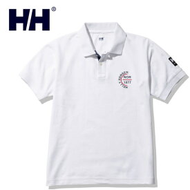 ヘリーハンセン HELLY HANSEN メンズ ポロシャツ ショートスリーブセイルナンバーポロ S/S Sail Number Polo ホワイト HH32319 W