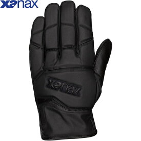 ザナックス Xanax メンズ 走塁用手袋 両手 ブラック×ブラック BSG107 9090